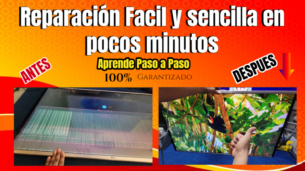 mi televisor lg le salieron rayas y lineas de colores